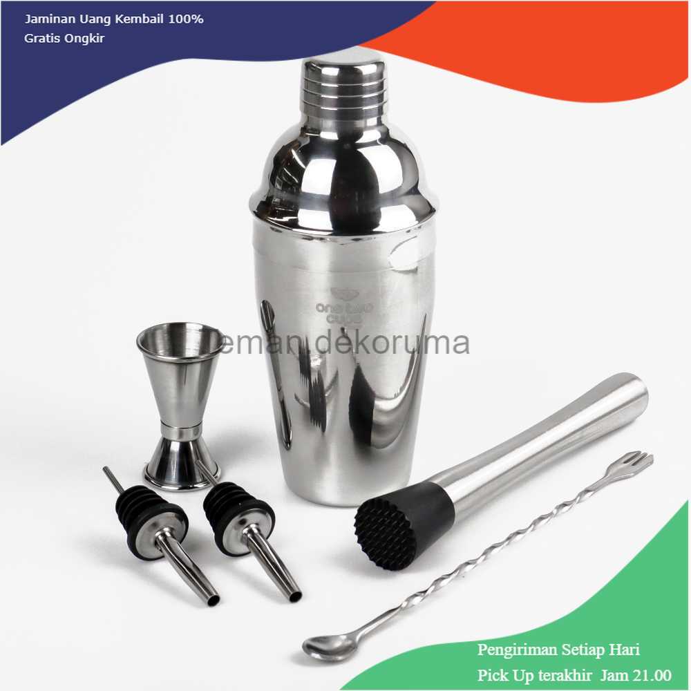 TD-DA1 One Two Cups 6in1 Bartender Bar Cocktail Stainless Steel 550ml - BA016