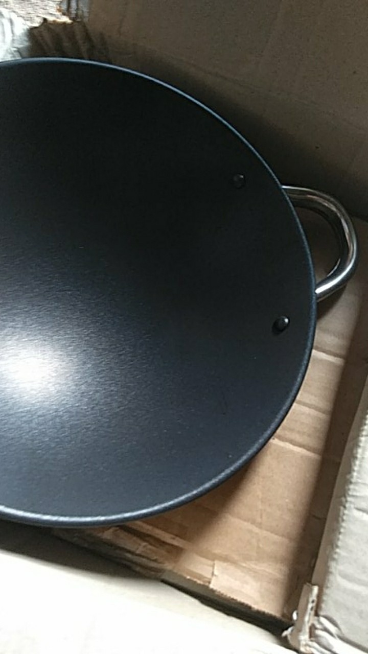 Wok Wajan Besi Non Stick (iron) D26cm W/spatula Bima