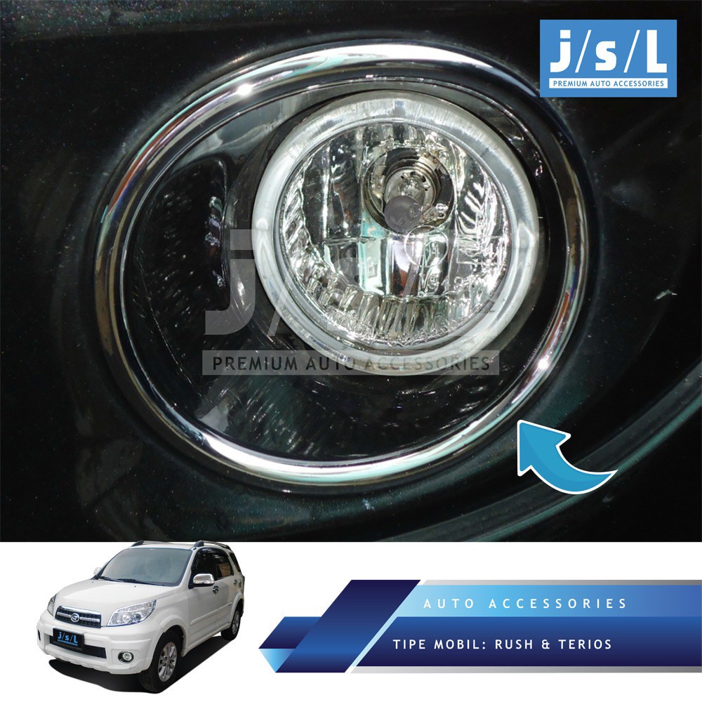 Stock Terbatas Toyota Rush Fog Lamp Cover Chrome Aksesoris Toyota Stock Terbatas Toyota Rush Fog Lamp Cover Chrome Aksesoris Toyota