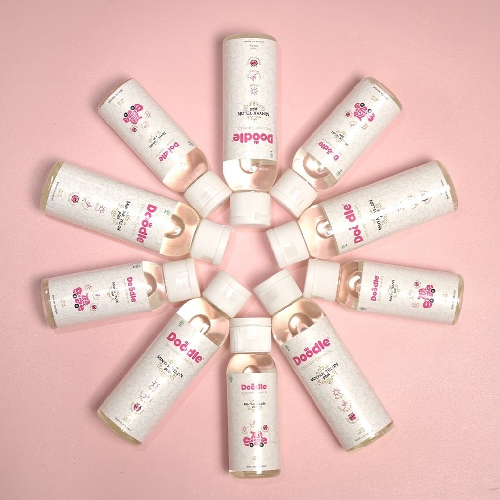 Minyak Telon Bayi Doodle - Eksklusif Minyak Telon Aroma Green Tea