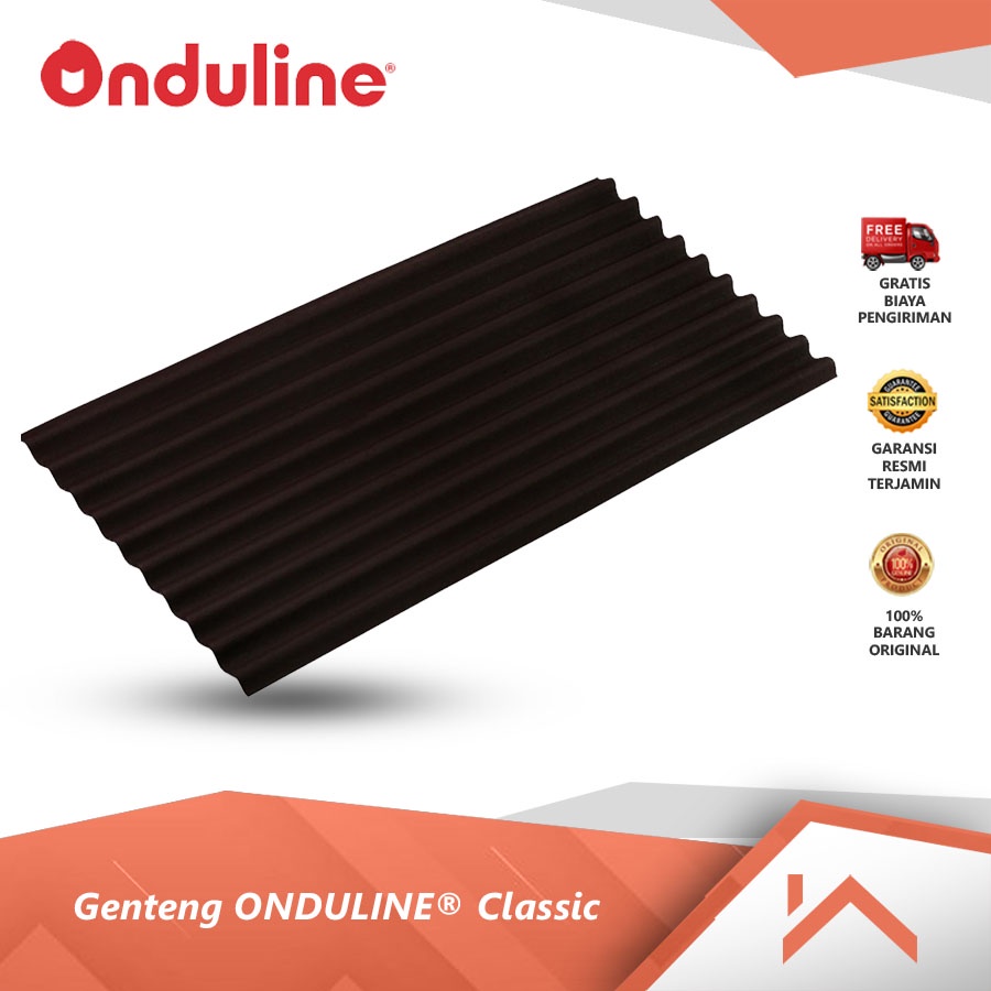 Genteng ONDULINE® Classic - Black / Genteng Bitumen Onduline