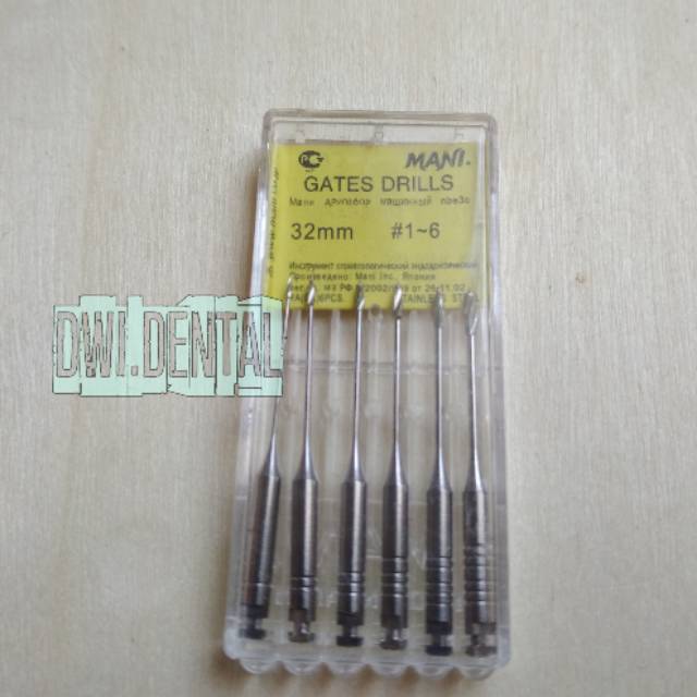 X14 / X15- Dental MANI gates glidden drill  assorted #1-#6