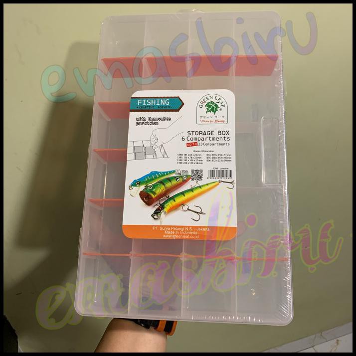 

Kotak Plastik 23 Sekat Storage Box Fishing Crafting Sewing Box 1396