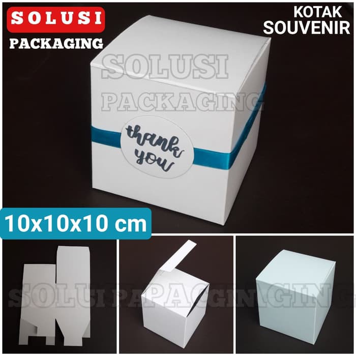 

ISI 20PCS KOTAK SOUVENIR 10X10X10 PUTIH/GIFTBOX KOTAK KADO AKSESORIS KARDUS BOX