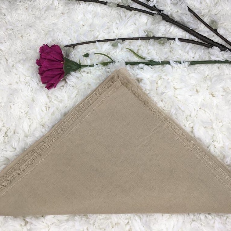 kerudung jilbab / hijab segi empat bahan katun saudia rawis tebal merk saudia bisa untuk anak sekola