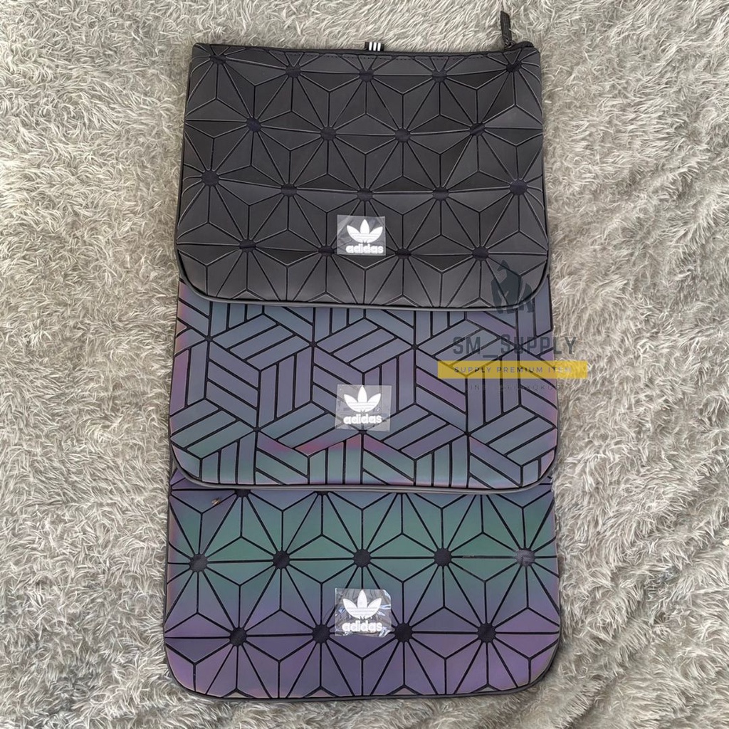 CLUTCH ADS REFLEKTIF PATTERN LAMA BARU PRIA WANITA POUCH WITH TAG