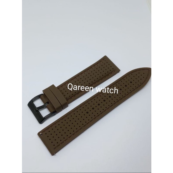 Tali Jam Tangan Rubber / karet A.C/ E.X.P 1 24mm Strap tali jam tangan mewah