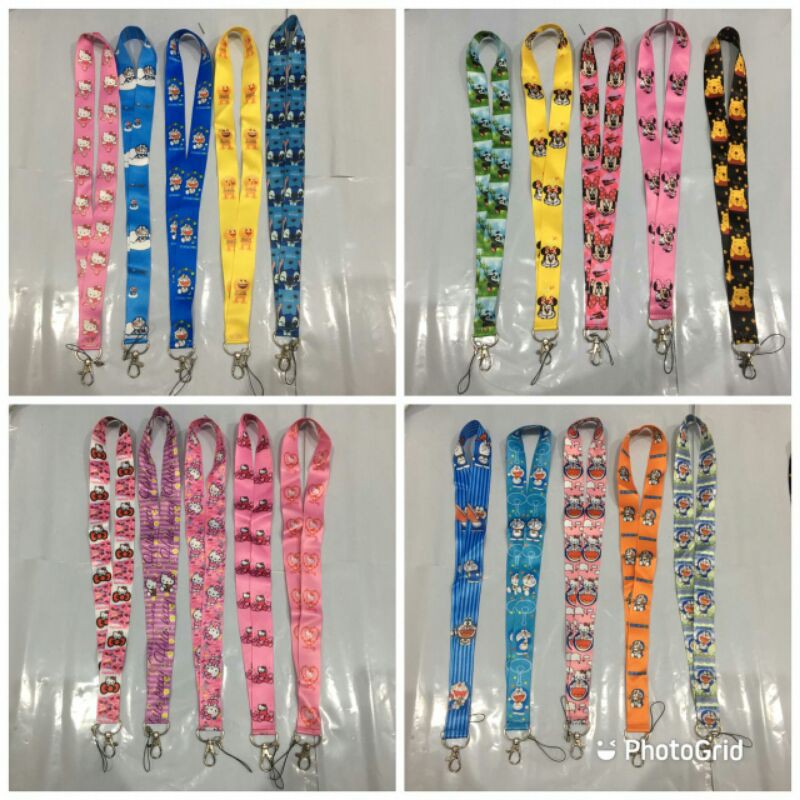 Tali gantungan hp motif / gantungan karakter multi fungsi