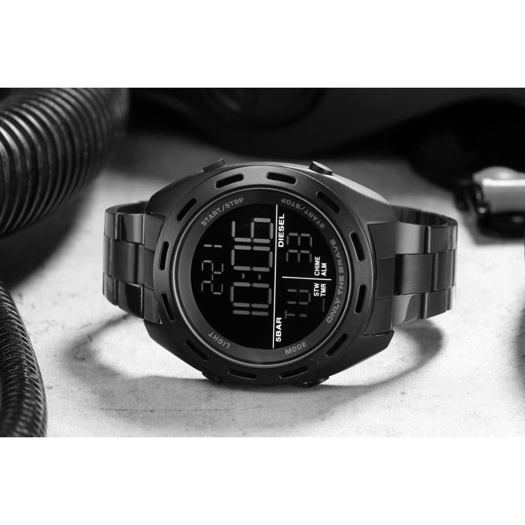 [KWS-✅COD] JAM TANGAN PRIA SPORTY TERBARU 2021 DIESEEL STAINLIS STEEL ANTI AIR DSL-9289