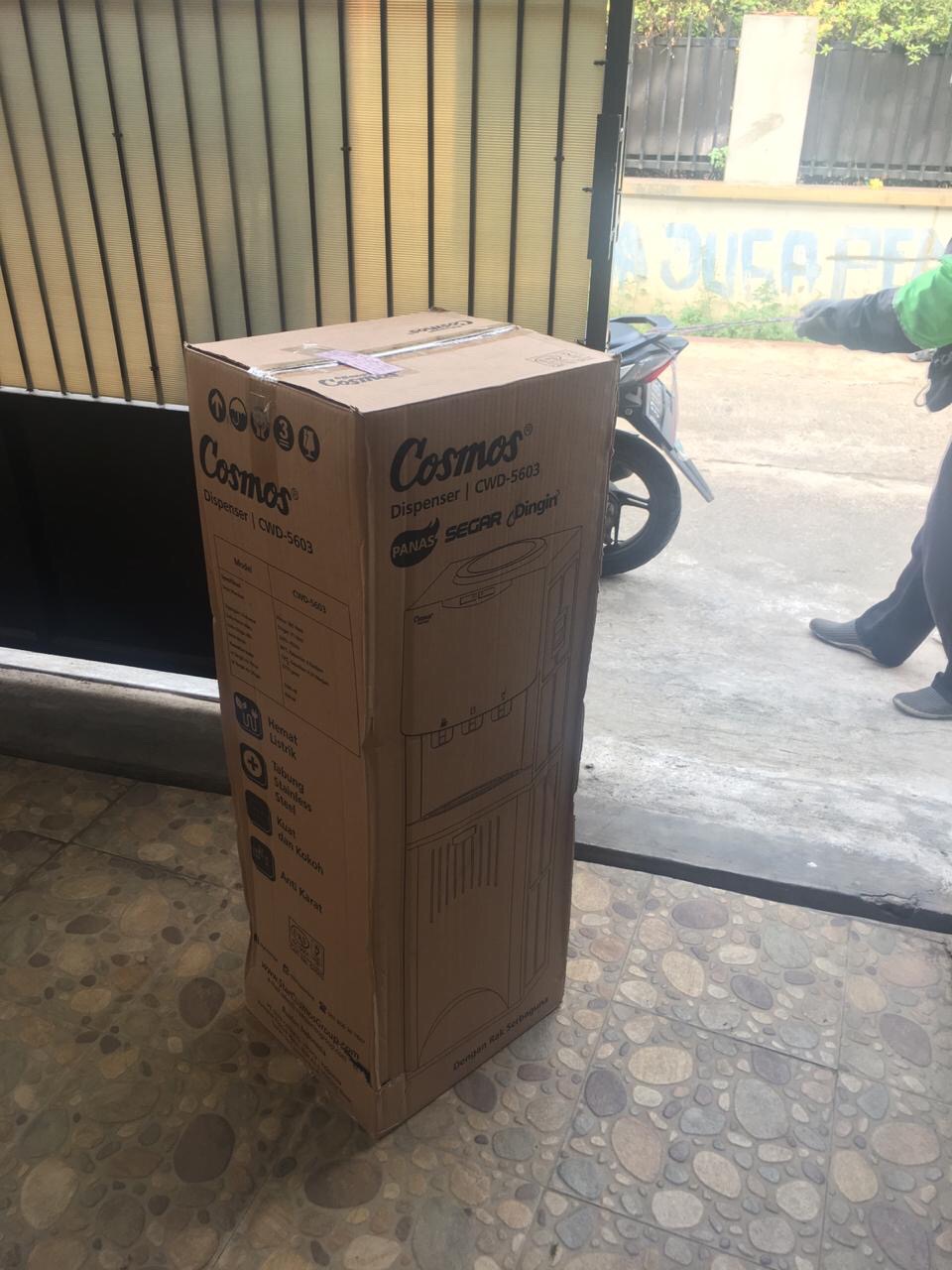 Cosmos Dispenser Tinggi 3 Keran Panas Normaldan Dingin Waterdispenser Cwd5603 Hot And Cool