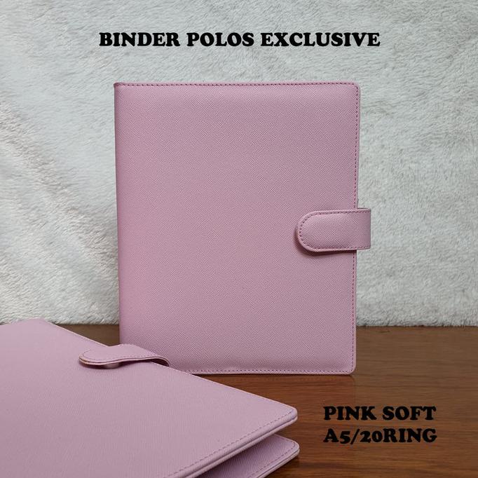 

BISA BAYAR DITEMPAT BINDER POLOS EXCLUSIVE WARNA PINK SOFT A5 DAN B5 TERBARU Kode 1351