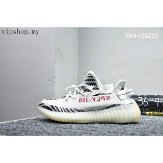 Adidas Yeezy Boost 350 Sepatu Olahraga Pria Wanita Warna Putih Hitam untuk Lari Adidas Yeezy Boost 350 Sepatu Olahraga Pria Wanita Warna Putih Hitam untuk Lari