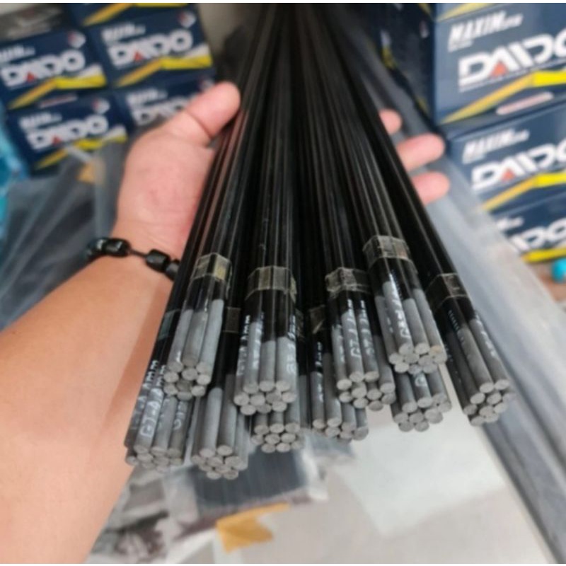 UJUNG JORAN TEGEK CARBON SOLID PANJANG 80 CM