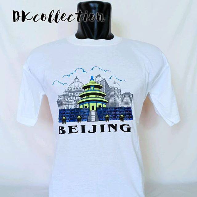 KAOS BEIJING SOUVENIR KAOS SHANGHAI SOUVENIR KAOS CINA KAOS CHINA