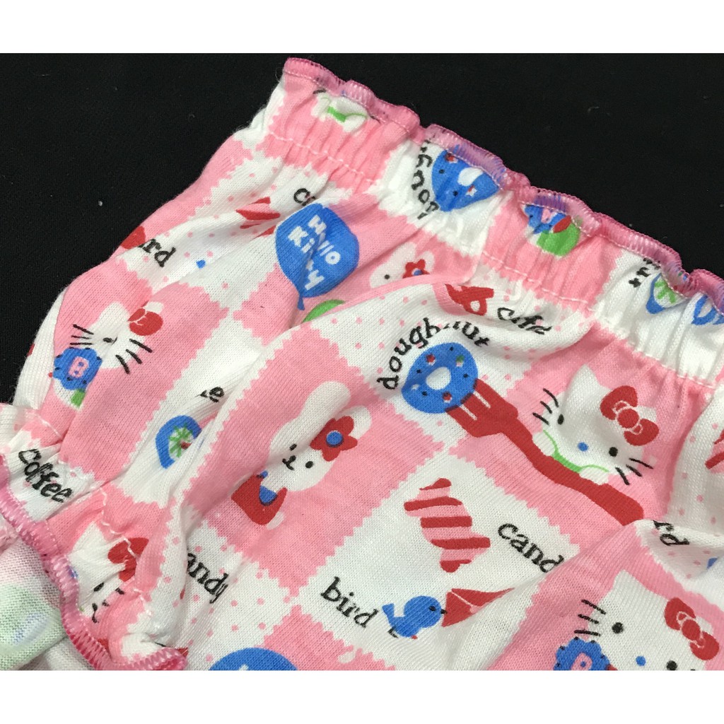 BAYIe - 6 PCS Celana Dalam/CD Anak Perempuan/Cewek NECI KITTY MF Bahan 100% KATUN DK Tebal SNI/ Kid'