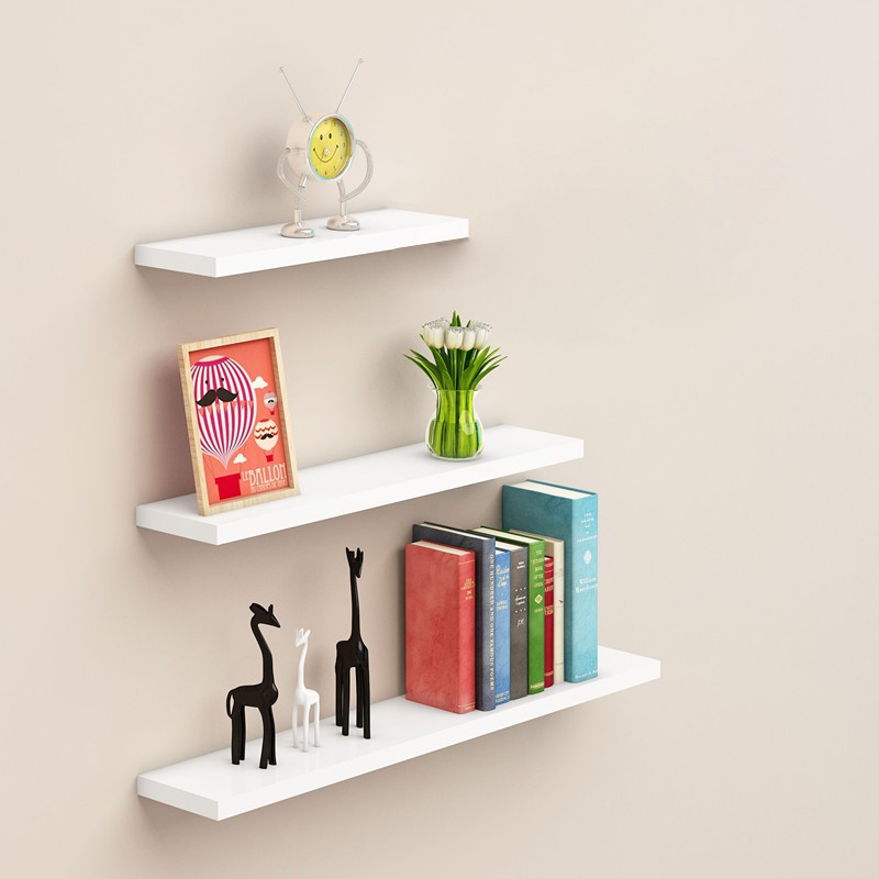 Promo Set 6 Buah Floating Shelves / Ambalan / Rak Dinding Minimalis [40cm / 30cm / 20cm]