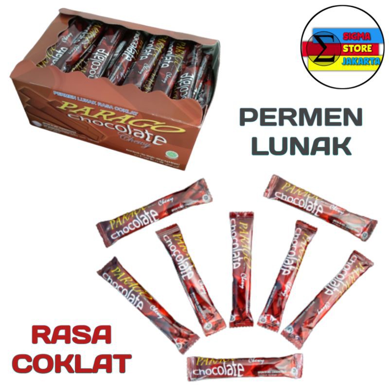 

Permen Lunak Rasa Coklat Chewy Candy Parago Chocolate [Eceran]