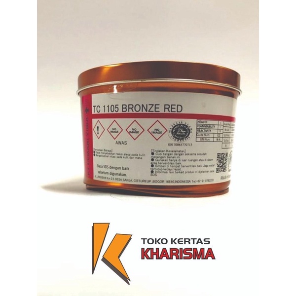 

Tinta Cetak , Cemani Toka , TC 1105 Bronzed Red