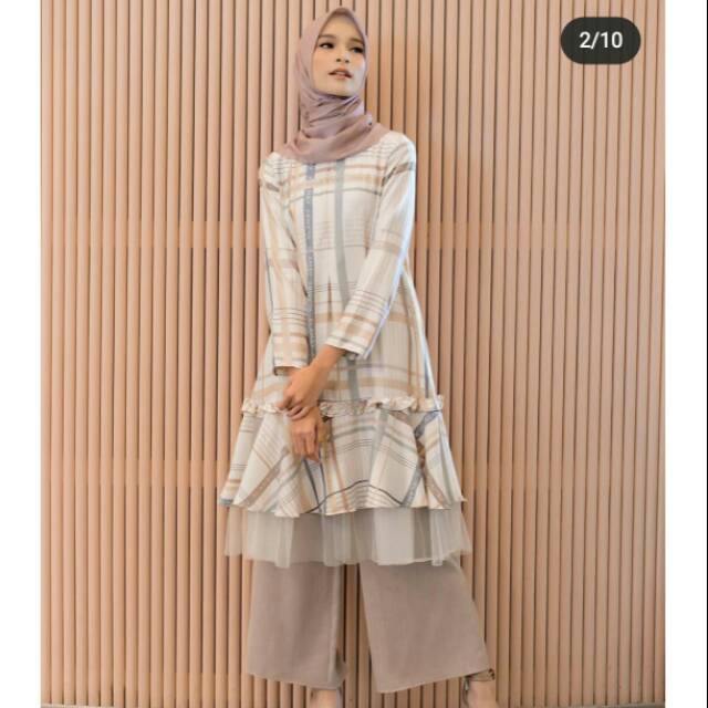 TUNIK FASHION WANITA MURAH STYLE KEREN / Akasha tunik size M dan L