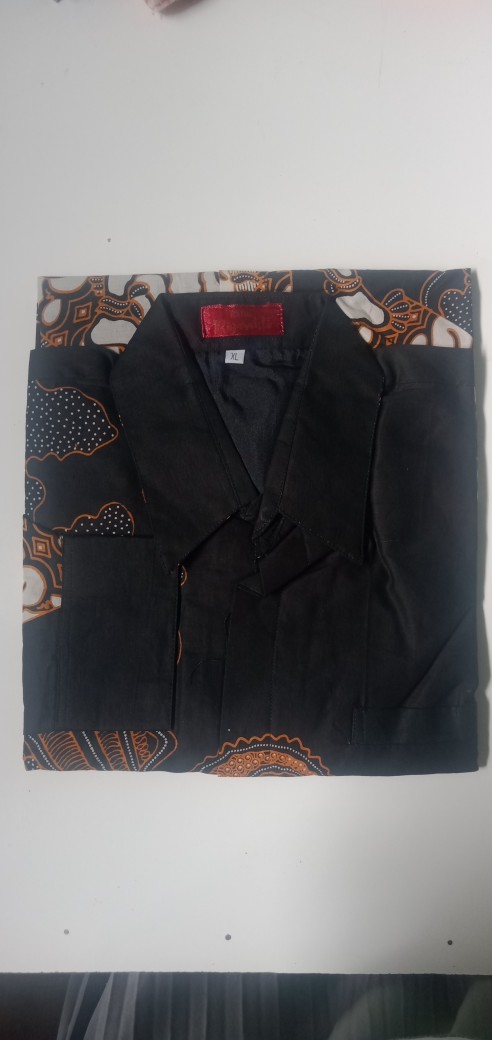 Wayang Mabur Kemeja Batik Pria Full Furing Bahan Katun Sragenan