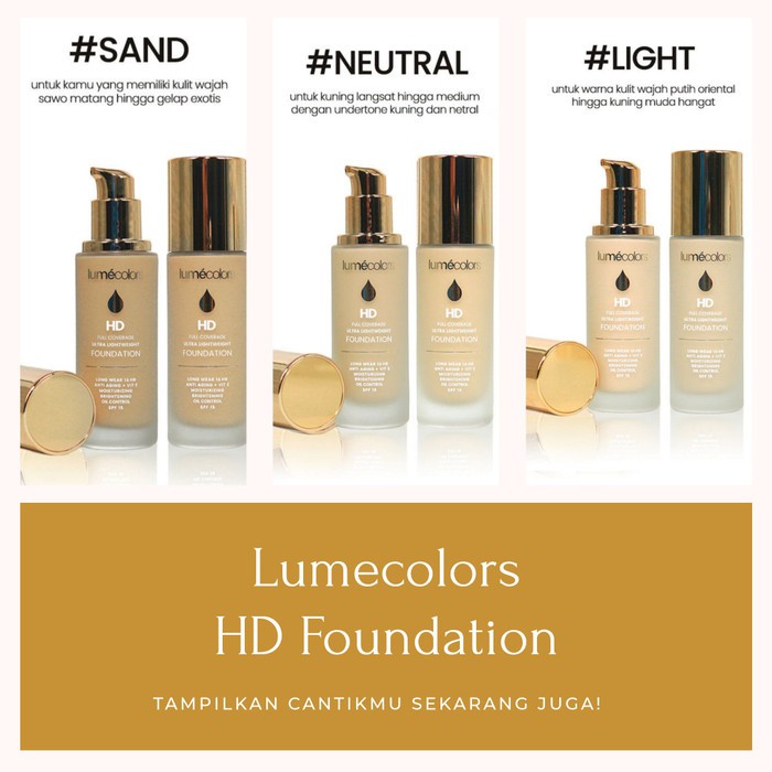 FOUNDATION LUMECOLORS HD FULL COVERAGE ULTRA LIGHTWEIGHT