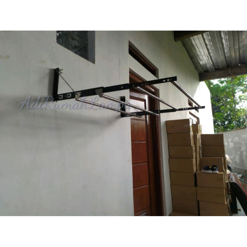 Jemuran Dinding Lipat Stainless 1meter Shopee Indonesia