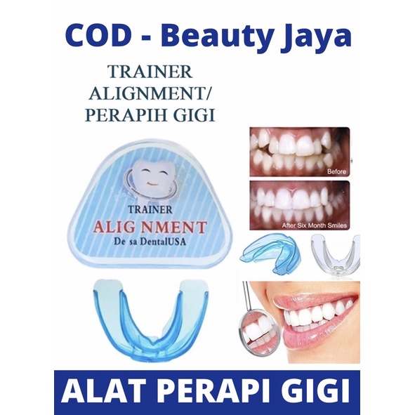 BEAUTY JAYA - NEW IMPORT -Perapih Gigi Original 100% Made In USA Teeth Trainer Alignment - Behel Gigi Lepas Pasang