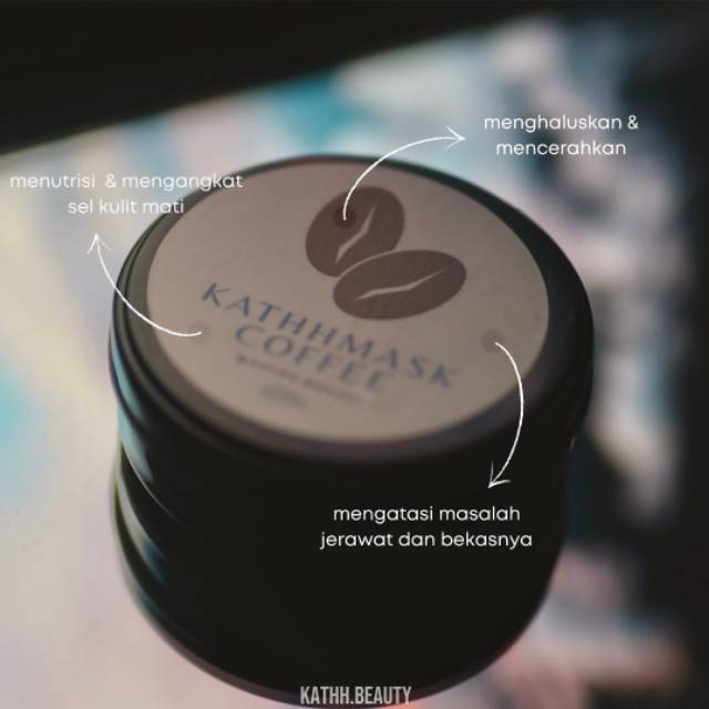 KATHH MASK COFFEE || KATHH BEAUTY (Free Cermin)