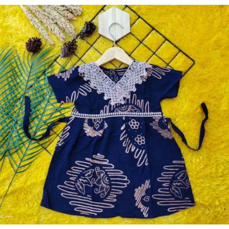 DASTER ANAK ARAB 1-2-3-4TH Grosir baju perempuan cantik murah santai daster anak bayi motif Dress ANAK-NAVI(MOTIF ACAK)