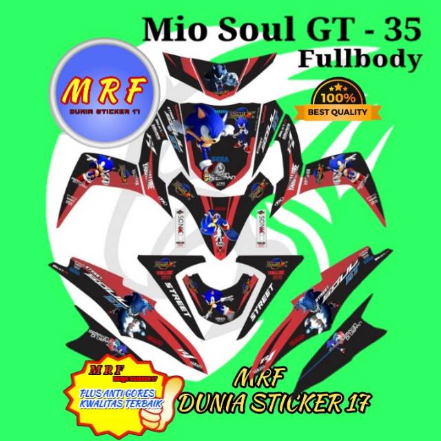 dekal mio soul gt stiker decal mio soul gt decal stiker mio soul gt decal motor mio gt full body 35