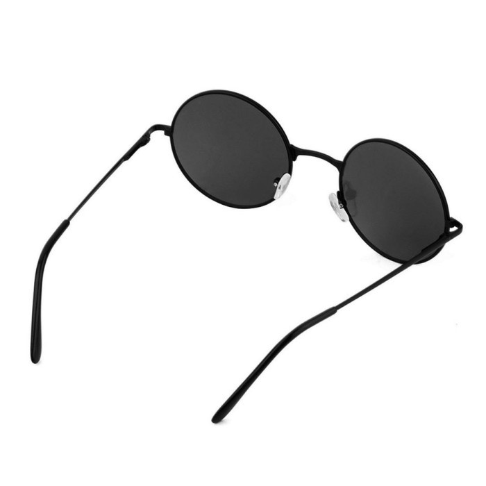 Kacamata Hitam Boboho Pria Wanita Bulat Retro K300 Super Keren Vintage Metal Sunglasses Import Korea Terlaris Terbaru Murah Harga Grosir Cod Surabaya