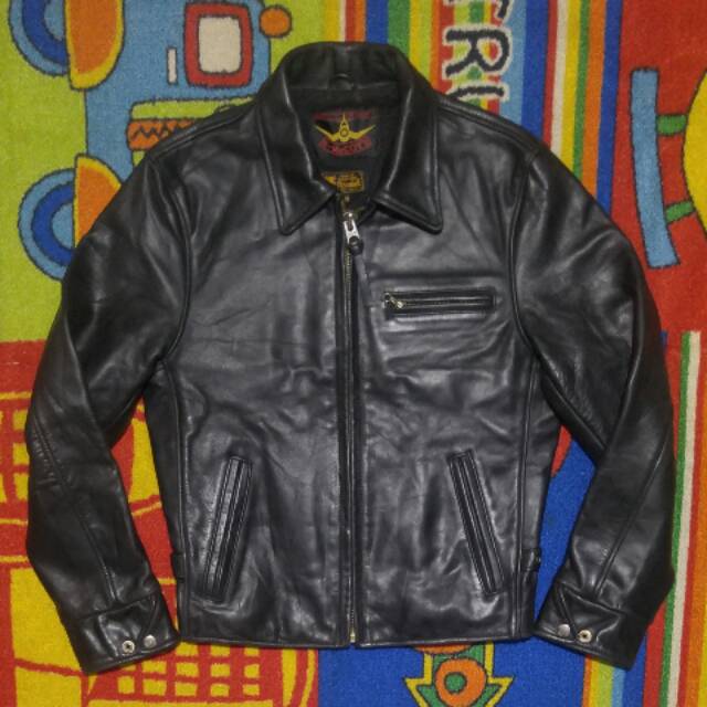 jaket kulit motor caferacer b-mccoy's