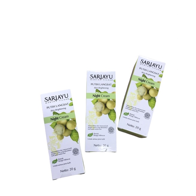 SARIAYU Putih Langsat Night Cream