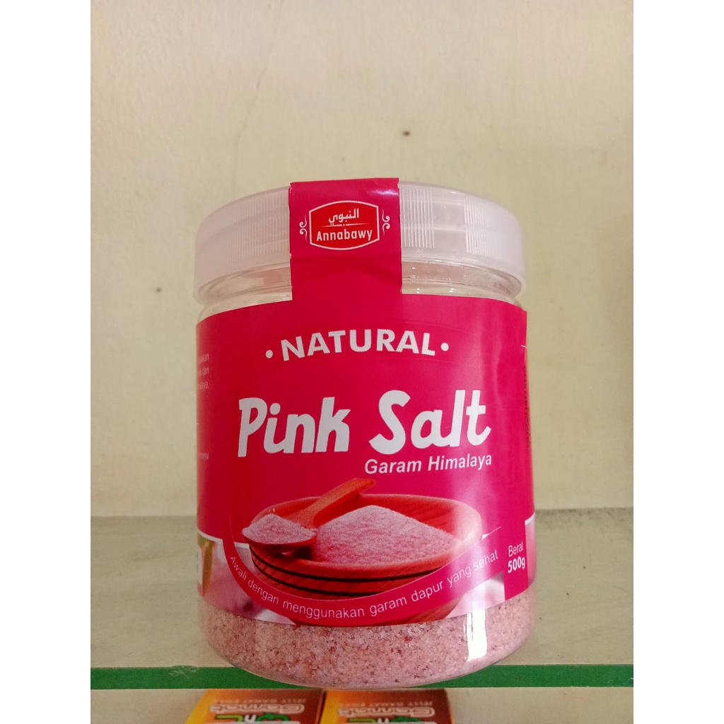 

himalayan salt (garam himalaya) merk pink salt 500gr