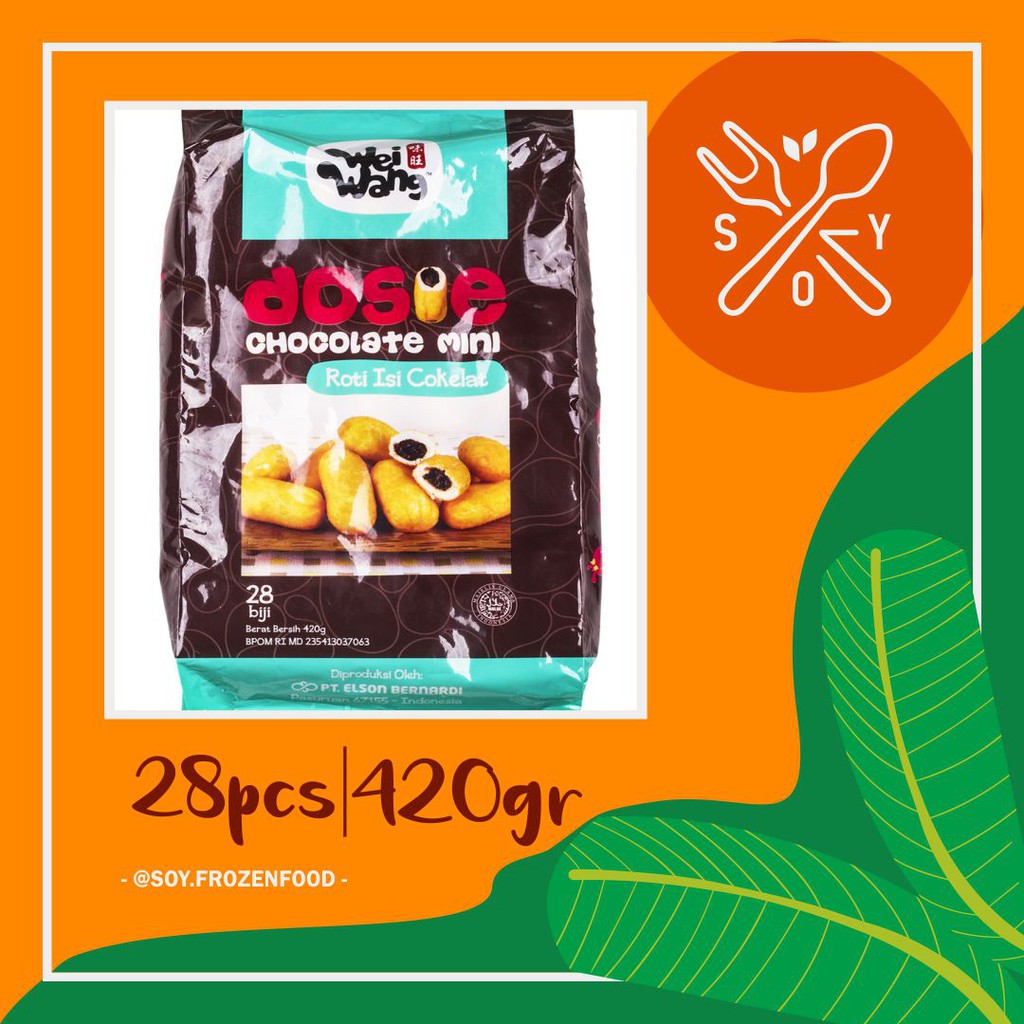 

ROTI GORENG DOSIE COKLAT MINI WEI WANG 28 PCS 420 GRAM