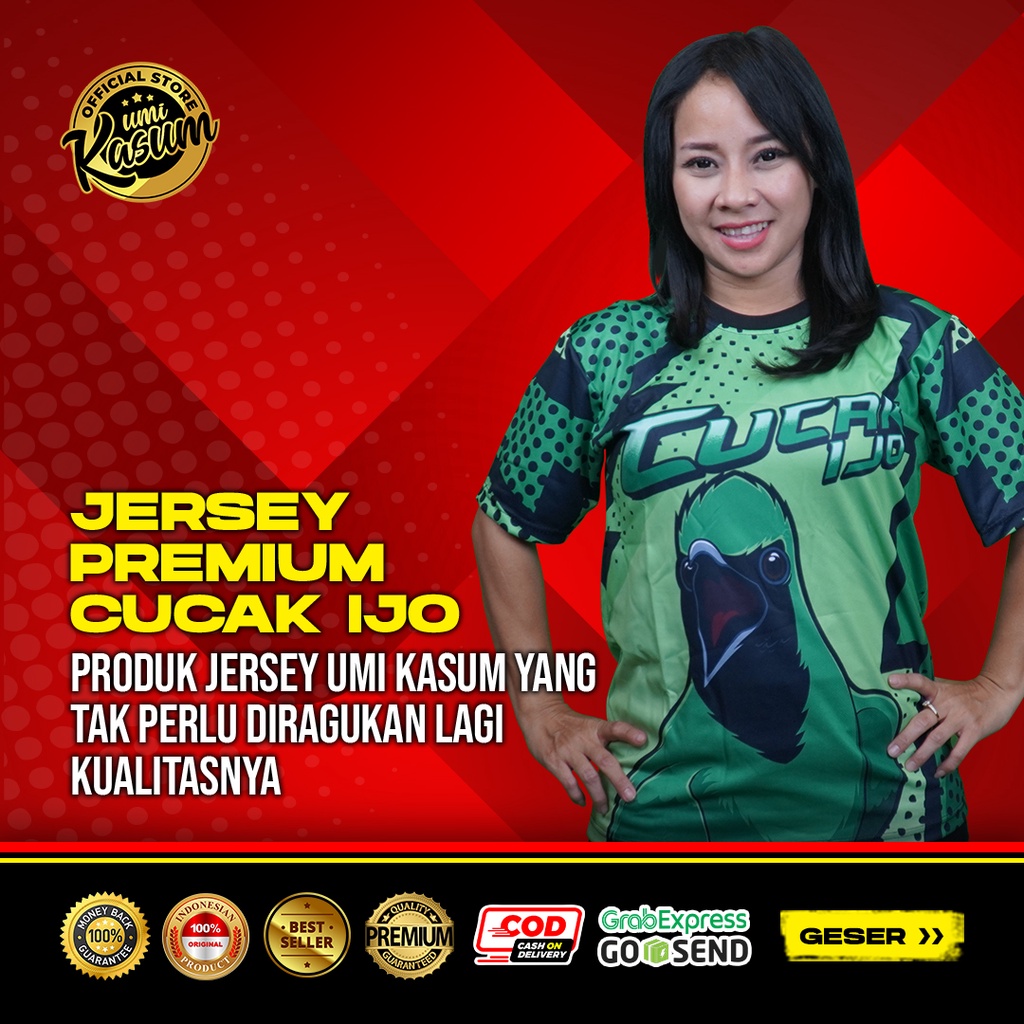 Terlaris Original Jersey Premium Burung Cucak Ijo Bisa Costum Logo Dan Nama Nyaman Di Pakai Cuaca Apa Saja Full Printing Jahitan Rapih Anti Lecek  Banyak Pilihan Motif GANTENG MAKSIMAL SETIAP GANTANG Merpati Kolong Dara Kacer Lover Bird Kicau Mania