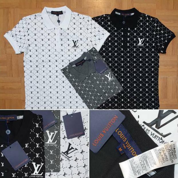 [[BISA COD]] KAOS KERAH LOUIS VUITTON PREMIUM IMPORT Poloshirt louis vuitton branded high quality