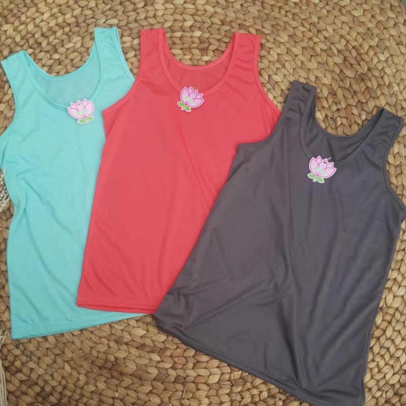 KAOS DALAM WANITA DEWASA/SINGLET WANITA DEWASA WARNA POLOS/SINGLET WANITA DEWASA JUMBO GROSIR