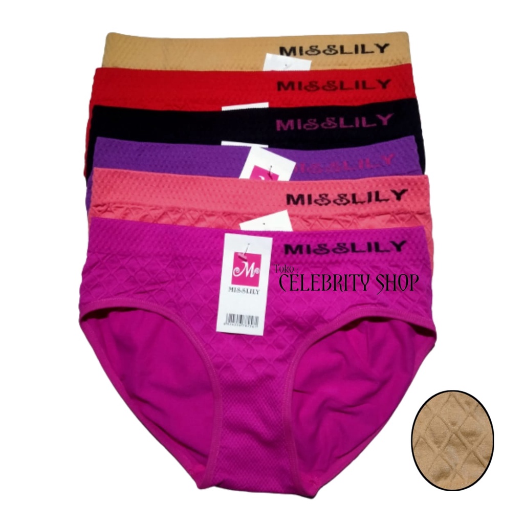 Cd Wanita Celana dalam Misslily 8107 Seamless
