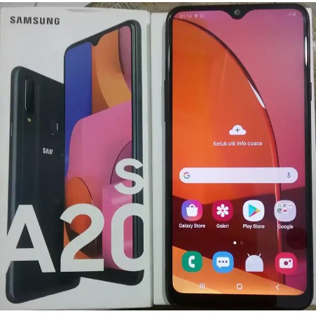 Samsung Galaxy A20s RAM 4GB/64GB SECOND FULLSET ORIGINAL ISTIMEWA