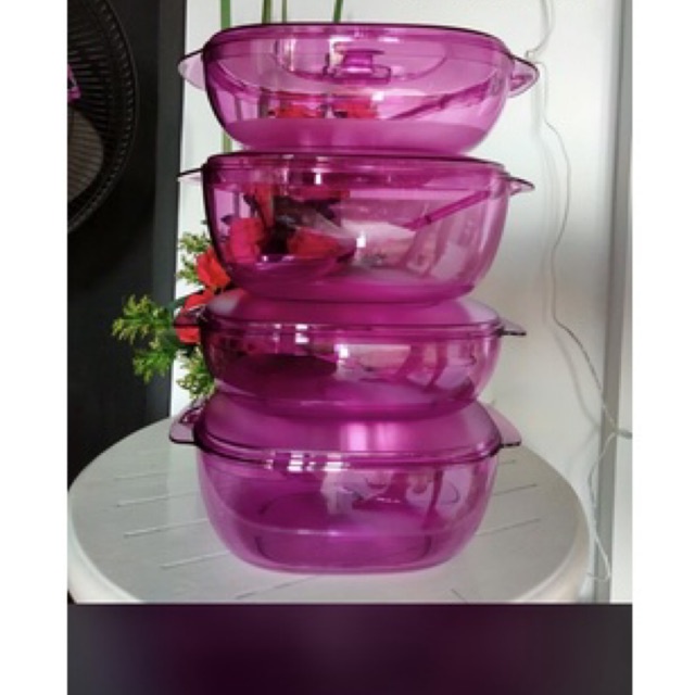 crystalline serving set tupperware