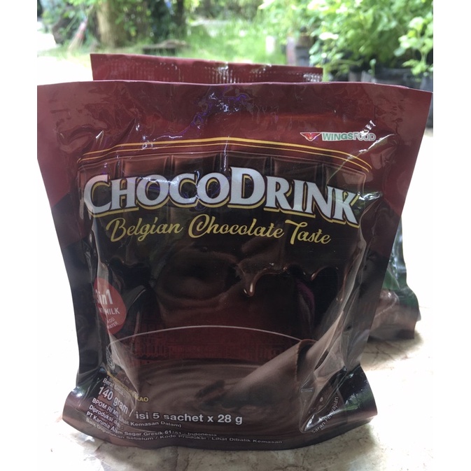 

Chocodrink Minuman Bubuk Kakao 140gram (Isi 5 x 28 gram)/Minuman instant Koko Murah/Belgian Chocolate Taste/Minuman Serbuk Coklat Enak Halal