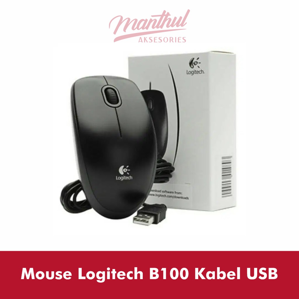 Mouse Logitech B100 USB Wired Original