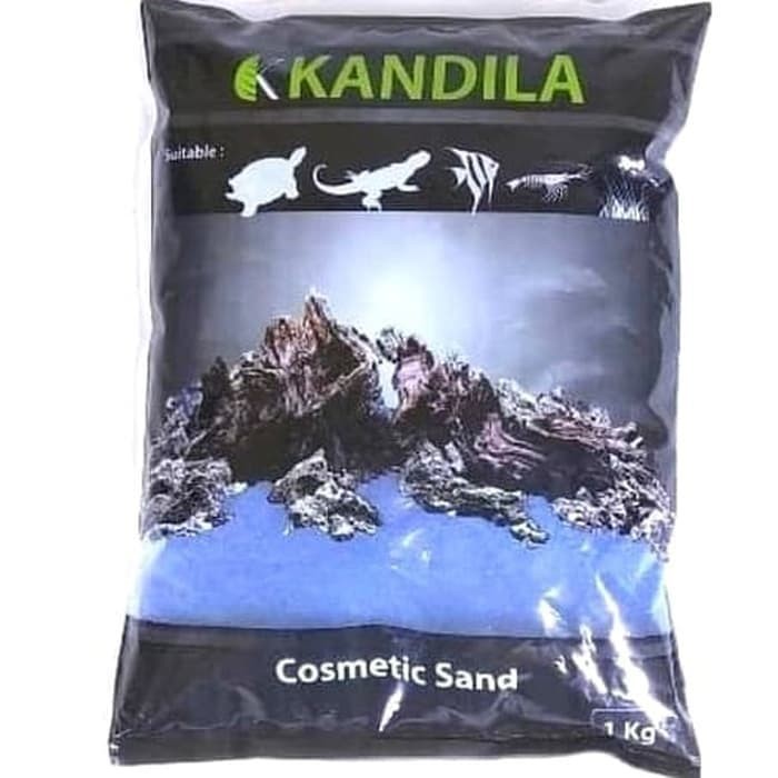 PASIR KANDILA 1KG BIRU PASIR SILICA HALUS AQUARIUM AQUASCAPE SILIKA