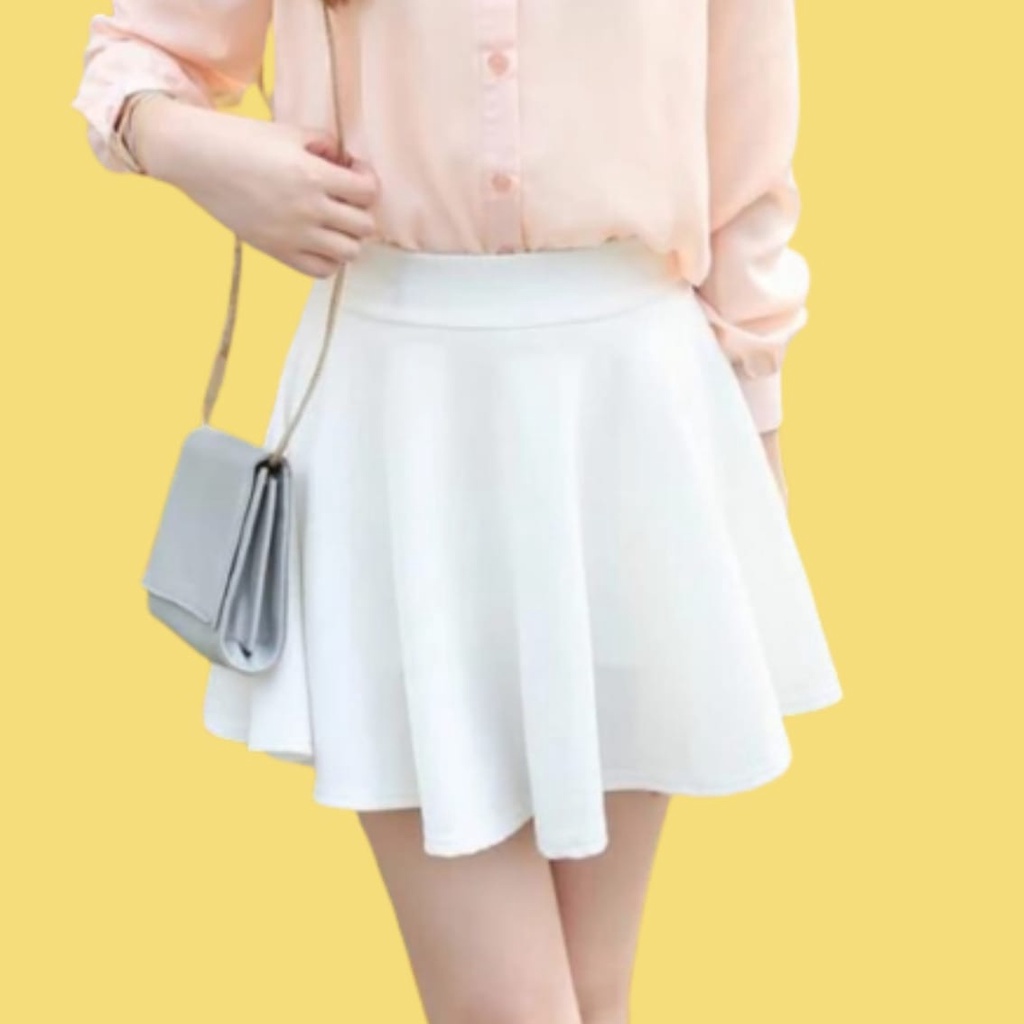 KARAKOREA - 802 Ice Cream Flare Skirt/Rok Mini/Rok flare/Rok pendek/mini Skirt