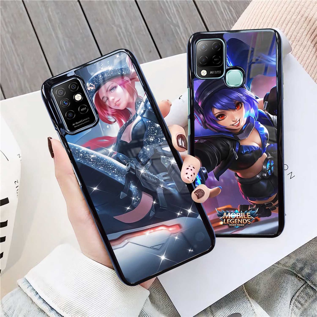 [NT11] Case Glossy Infinix Note 7 | 8 | 10 | 10 PRO | 10PRO NFC | Smart 4 5 6 | HOT 10  10S | Casing