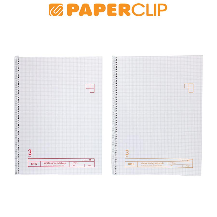 

NOTEBOOK B5 TOBE NO21032 GRID 3MM