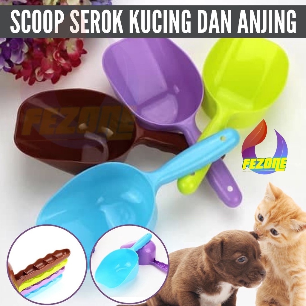 Cat Food Scoop Serokan Sendok makanan kucing FEZONE