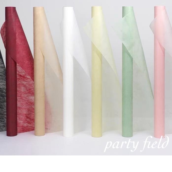 

Trend - 9METER NNM Korean flower bouquet wrapping tissue roll / kertas tisu buket bunga / korean milk cotton roll !