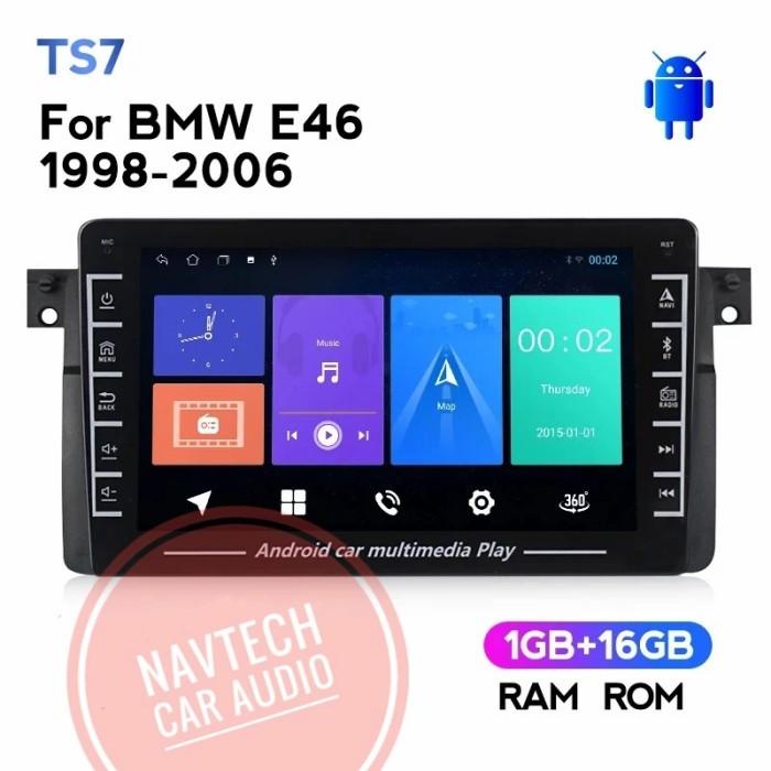 Head unit android 9 inch BMW seri 3 E46 M3 / Jead unit android BMW E46